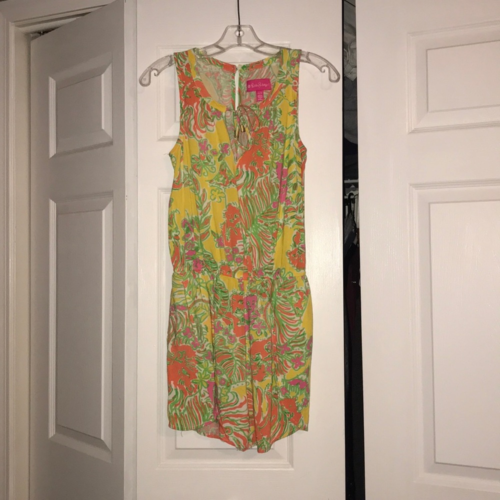 Lilly Pulitzer shorts romper